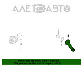 Corpul termostatului VW Jetta 11-18 SUA 2.0