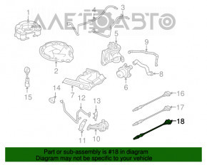 Лямбда-зонд второй VW Beetle 12-14 2.5