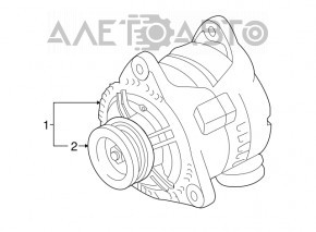 Генератор VW CC 08-17