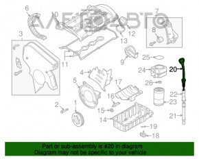 Senzor de ulei VW Jetta 11-18 SUA 2.0 nou original