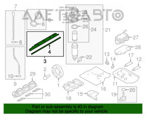 Capac supapă Audi Q7 4L 10-15 dreapta