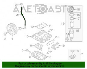 Трубка щупа Audi Q5 8R 13-17 3.0 tfsi OEM