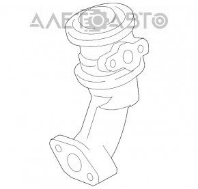 Клапан ЕГР правый Audi Q5 8R 13-17 3.0 tfsi