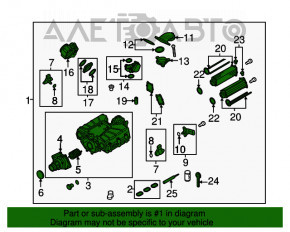 Compresorul asamblat Audi Q5 8R 13-17 3.0 tfsi cu clapeta de accelerație și intercoolere 92k