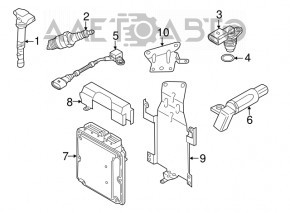 Катушка зажигания Audi Q7 16- 3.0T