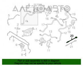 Senzor lambda stânga pentru Audi Q5 8R 13-17 3.0 tfsi, nou, original OEM