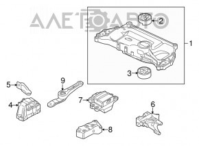 Suport motor VW Jetta 11-18 USA 2.0