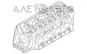 Головка блока цилиндров в сборе Audi Q5 8R 13-17 CPMB 2.0T