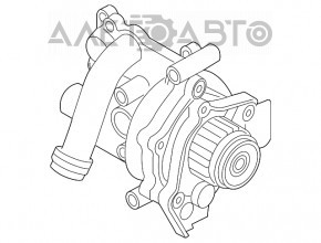 Помпа водяная VW CC 08-17 новый OEM оригинал