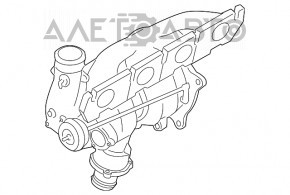 Турбина Audi A6 C7 12-15 2.0T с трубками охлаждения