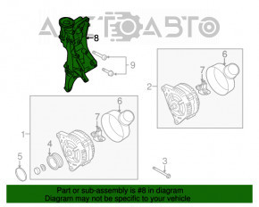 Corpul filtrului de ulei Audi Q5 8R 09-17 2.0T tip 1