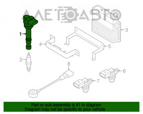 Bobina de inductie Audi A3 8V 15-20 noua originala OEM