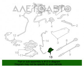 Supapa de absorbție a vaporilor de combustibil VW Atlas 18- 2.0T nou original OEM