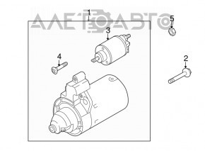 Стартер Audi A4 B8 08-16 2.0T