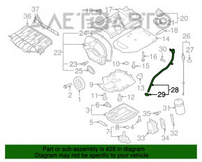 Tubul de nivel al uleiului pentru VW Tiguan 09-17