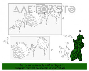 Corpul filtrului de ulei VW Tiguan 09-17 fără răcitor