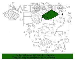 Полуподдон масляный VW CC 08-17
