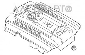 Накладка двигателя VW Tiguan 18-