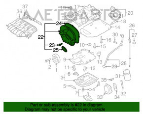 Capota motorului Audi A4 B9 17- 1.8T, 2.0T nouă, neoriginală ELRING