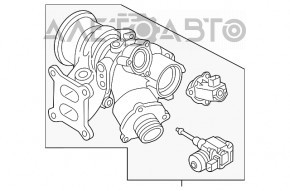 Turbina Audi A3 8V 15-16 1.8T