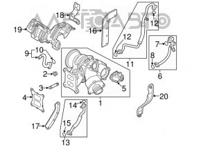 Turbina VW Atlas 18- 2.0T