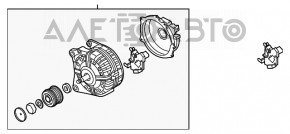 Generatorul VW Passat b7 12-15 USA 1.8T scârțâie rulmentul.