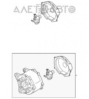 Generatorul VW Passat b8 16-19 SUA 1.8T, 2.0T pe stoc