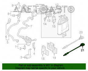 Sonda lambda pentru Audi A3 8V 15-18 1.8T, 2.0T