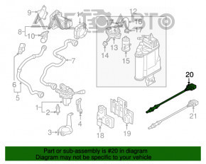 Sonda lambda pentru primul Audi A3 8V 15-16 4d 1.8T