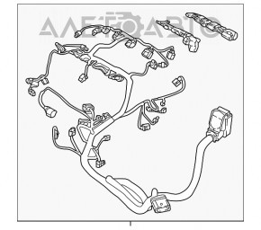 Cablu subcapot cu bloc de siguranțe VW Tiguan 18-