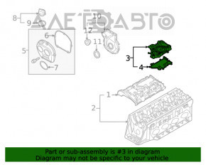 Membrana separatorului de ulei VW Tiguan 18-2,0T