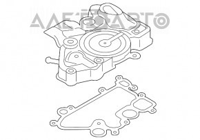 Маслоотделитель Audi A4 B9 17- 2.0T новый OEM оригинал