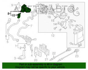 Клапан ЕГР VW Passat b7 12-15 USA 1.8T