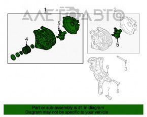 Generatorul VW Beetle 12-19 1.8T