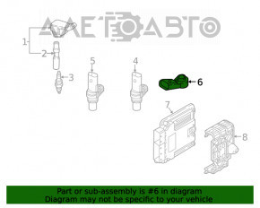 Датчик детонации Audi A3 8V 15-20 1.8T, 2.0T