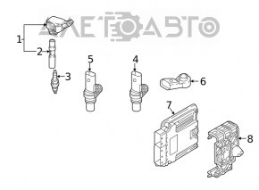 Датчик детонации Audi A3 8V 15-20 1.8T, 2.0T