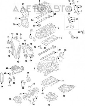 Клапан изменения фаз ГРМ Audi A4 B9 17- 2.0T новый OEM оригинал