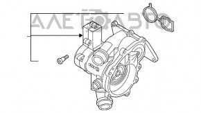 Corpul termostatului asamblat Audi A3 8V 15-20 1.8T