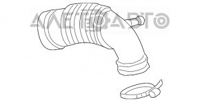 Воздуховод на коллектор Audi A4 B9 17- 2.0T OEM