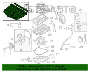 Colector de admisie pentru Audi A3 8V 15-16 4d 1.8T