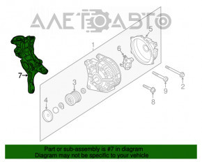 Кронштейн генератор VW Atlas 18- 2.0T