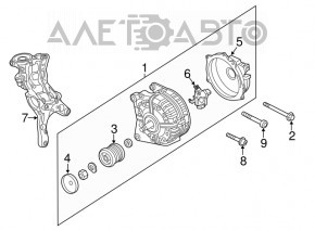 Suport generator VW Atlas 18- 2.0T