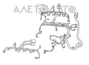 Проводка топливных форсунок Audi A4 B9 17- 2.0Т