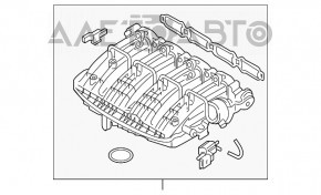 Коллектор впускной VW Jetta 11-18 USA 1.8T новый OEM оригинал