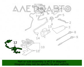 Supapa electromagnetica cu conducta Audi Q5 80A 18-