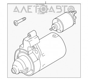 Pornire Audi Q7 4L 10-15 ruginit.