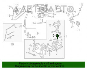 Senzorul de temperatură a lichidului de răcire Audi A4 B9 17- 2.0T