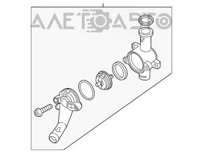 Carcasa termostat VW Beetle 12-19 2.5 partea fata noua originala OEM