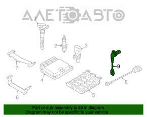 Датчик детонации VW Passat b7 12-15 USA 2.5