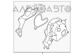 Вакуумный насос VW Passat b7 12-15 USA 2.5 новый неоригинал BORSEHUNG